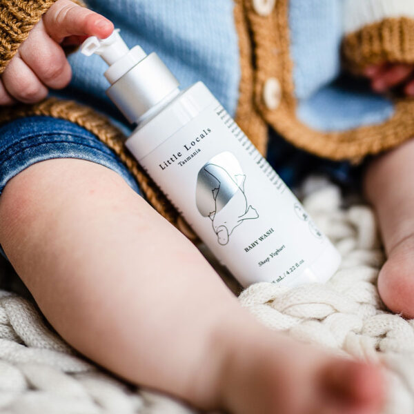baby With organic baby body wash